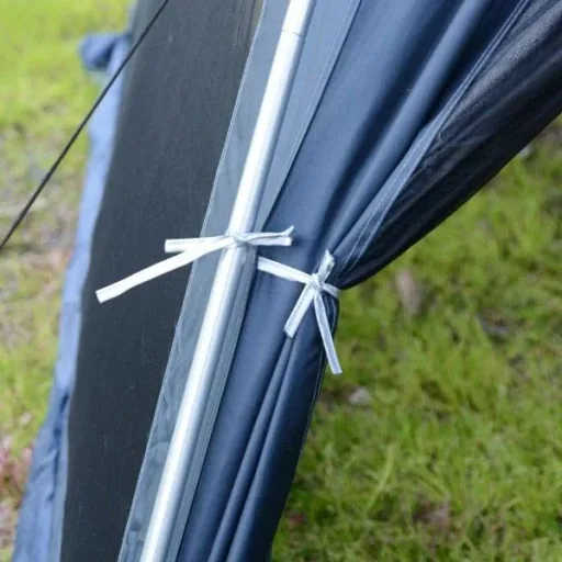 Camping tent dome tent for 5-8 people dark blue