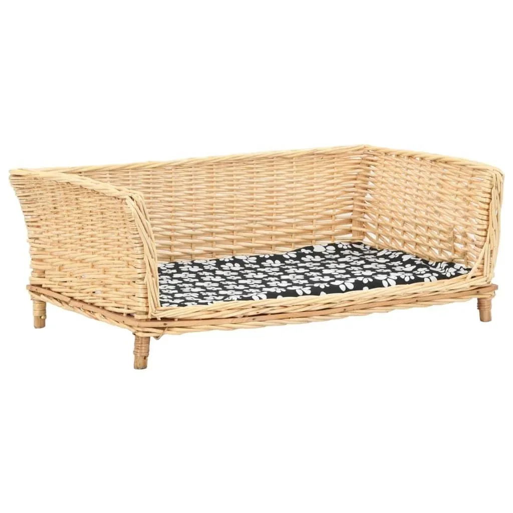 Dog basket with cushion 90x54x35 cm