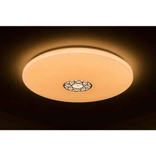 LED ceiling light SHINING ORIENTAL-ORNAMENT 24W 827-860 Ø 370 mm with light temperature change + sleep timer + remote control