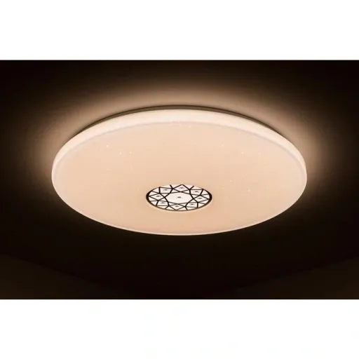 LED ceiling light SHINING ORIENTAL-ORNAMENT 24W 827-860 Ø 370 mm with light temperature change + sleep timer + remote control