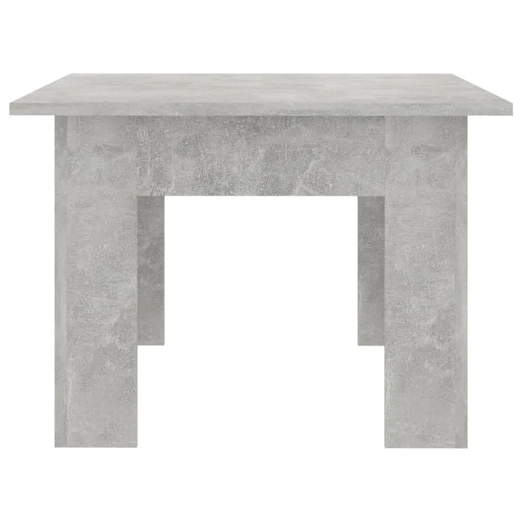 Coffee table 100x60x42 cm chipboard concrete grey