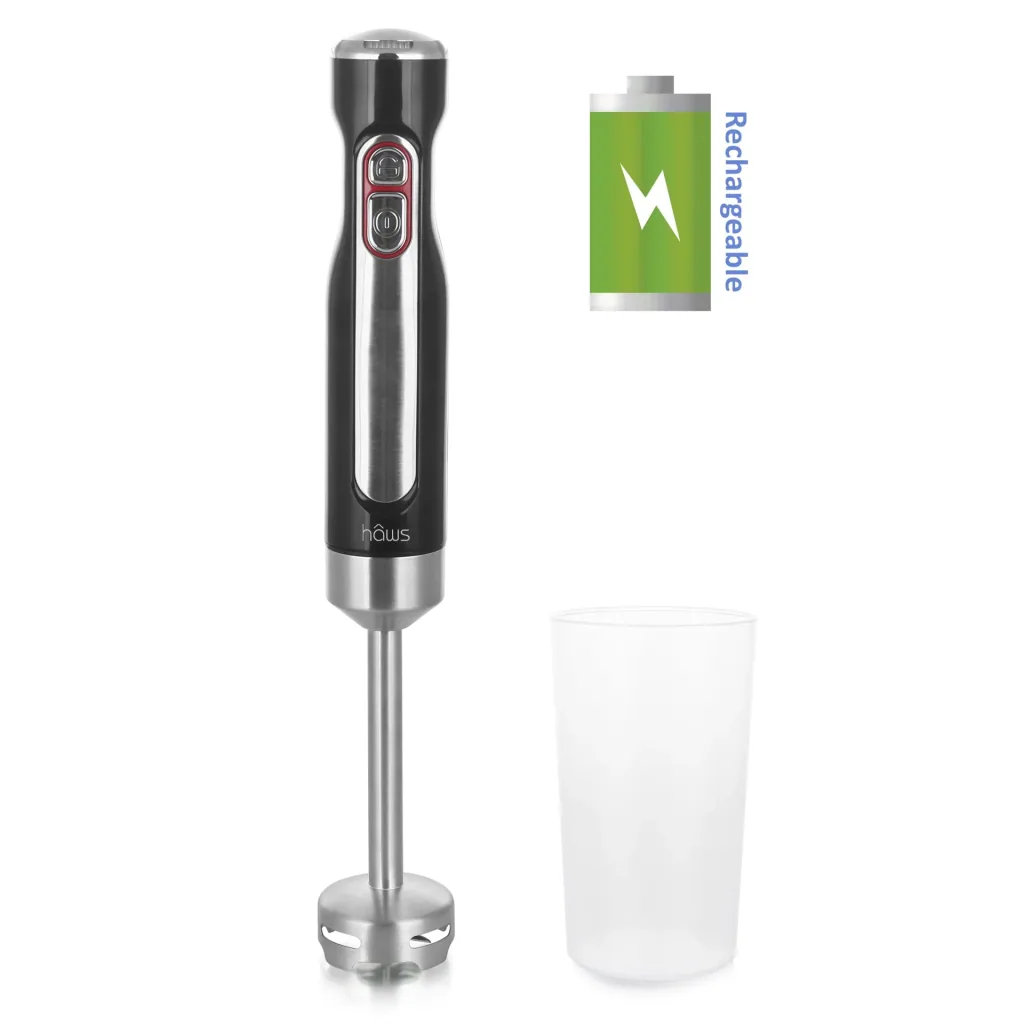 Cordless hand blender with holder, 700 ml blender cup and holder