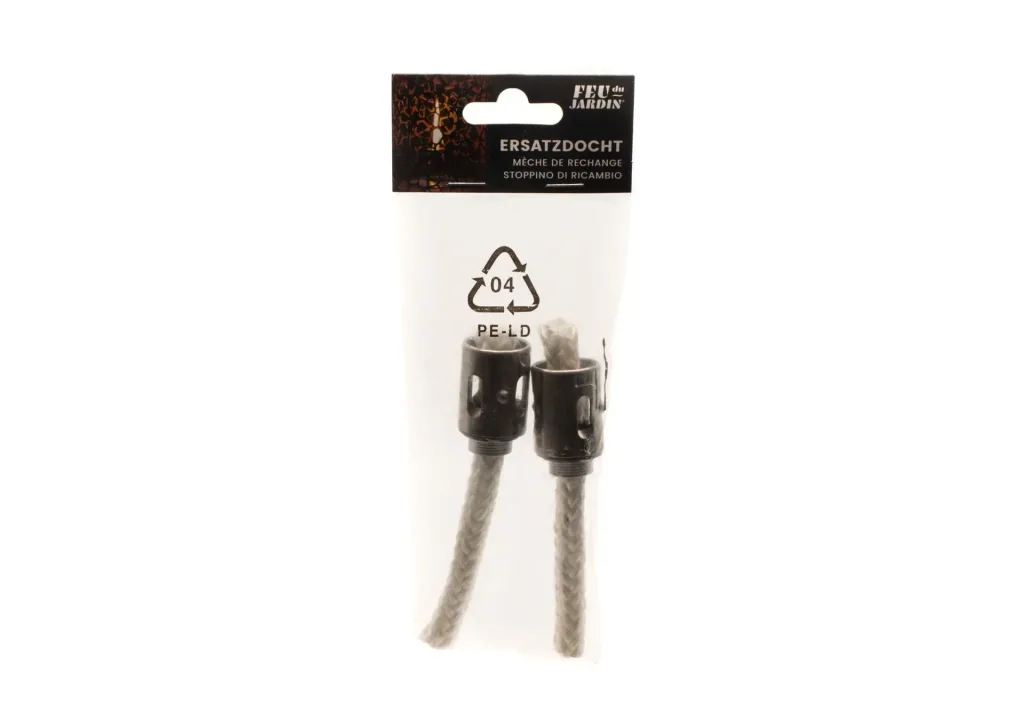 Replacement wick for oil lamp insert