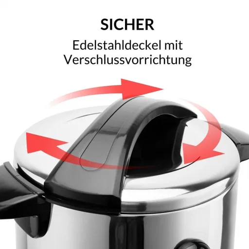 Mulled wine kettle, hot water boiler 6.8L