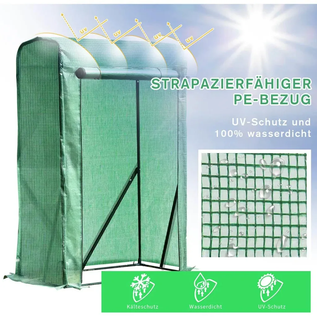 Garden gazebo - polycarbonate - brown/grey - 3.65 x 3 x 2.75 m
