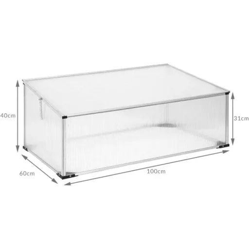 NL Small greenhouse 100 x 60 x 40/31 cm