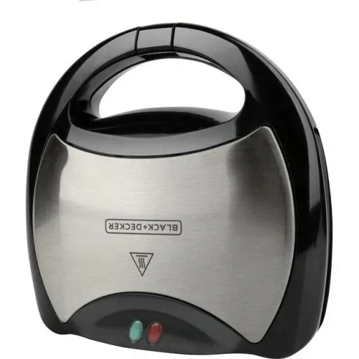 Toaster - stainless steel - non-stick coating - indicator light - 750W