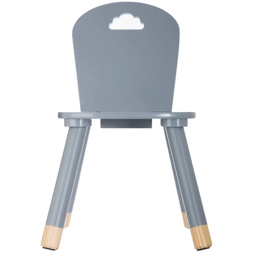 High Chair Grey - 50x32x32 cm