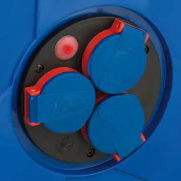 Cable reel Garant IP44, diameter 290mm, special plastic, 3 x 230V socket, 40m RN cable