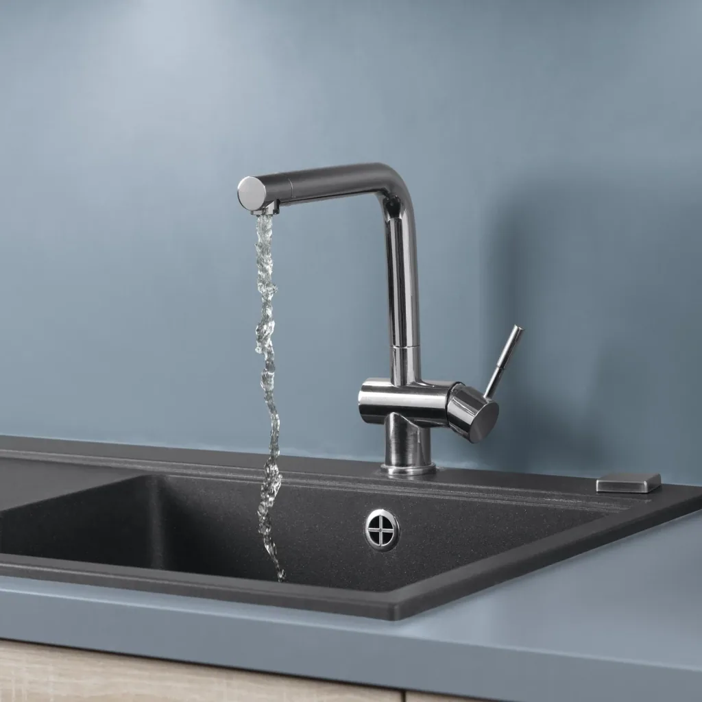 Aerator for water fittings, stainless steel with joint