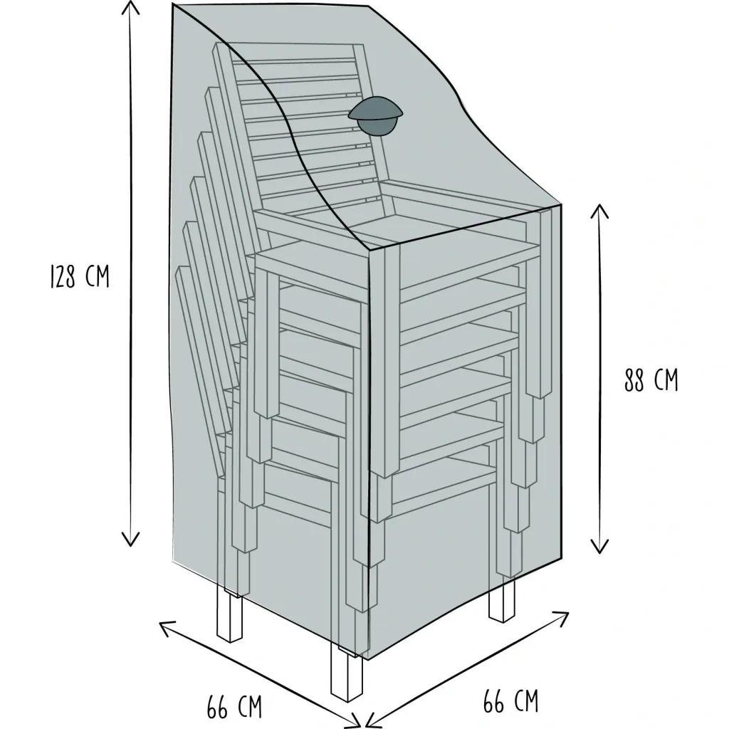 protective cover for stackable chairs