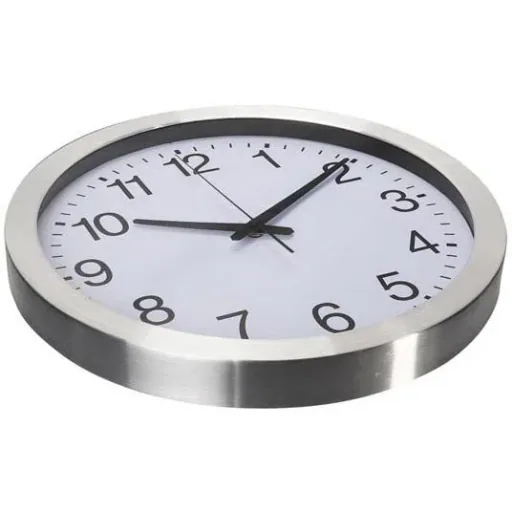Wall clock made of aluminum - Ø 40 cm