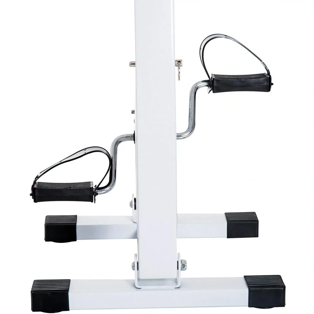 Exercise bike exercise trainer pedal trainer for seniors white
