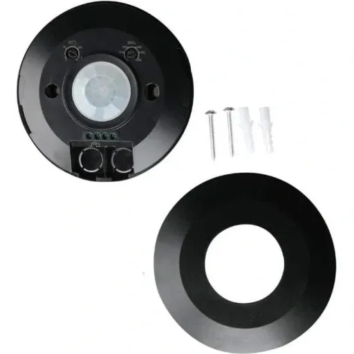 VT-8027 Motion detector with twilight switch - ceiling - black