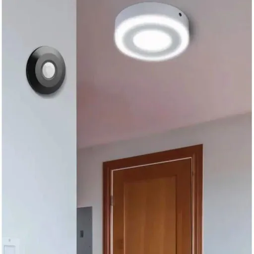 VT-8027 Motion detector with twilight switch - ceiling - black