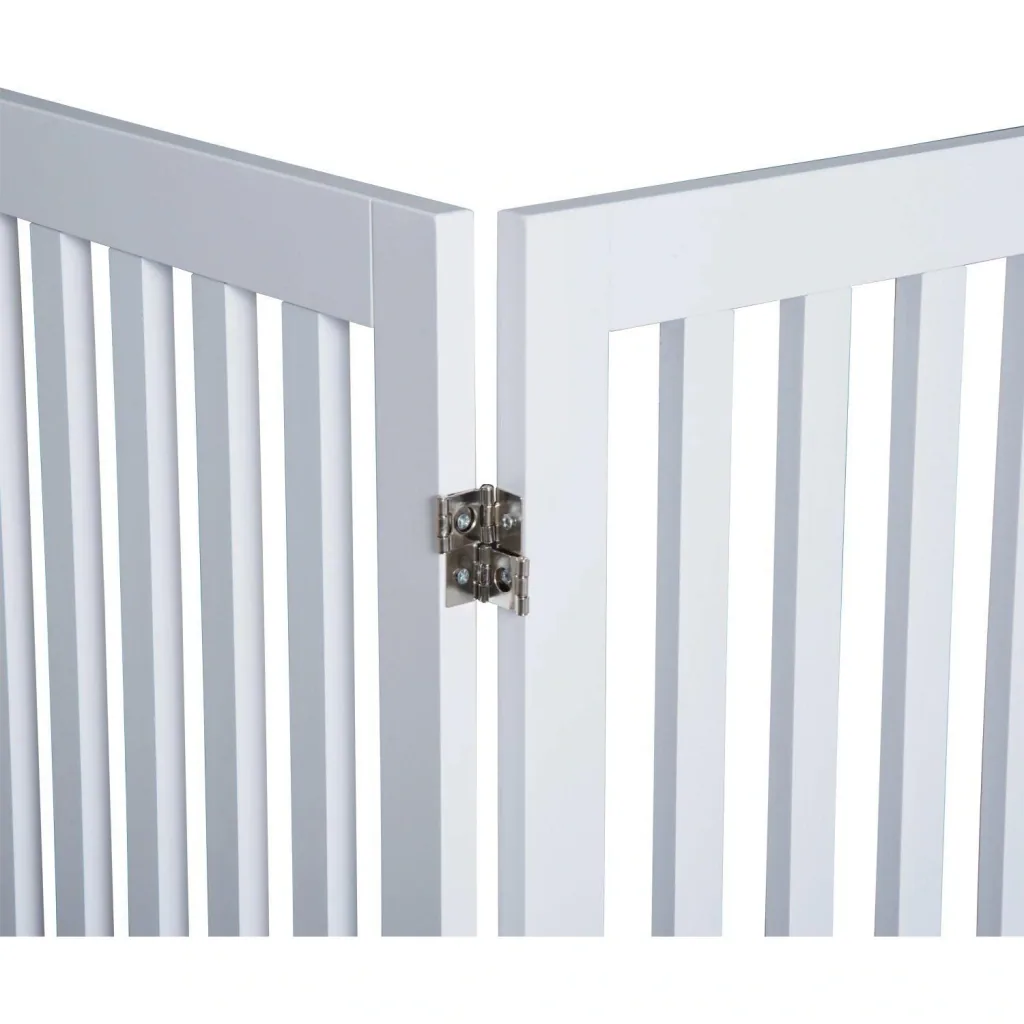 Dog barrier 154.5cm foldable white