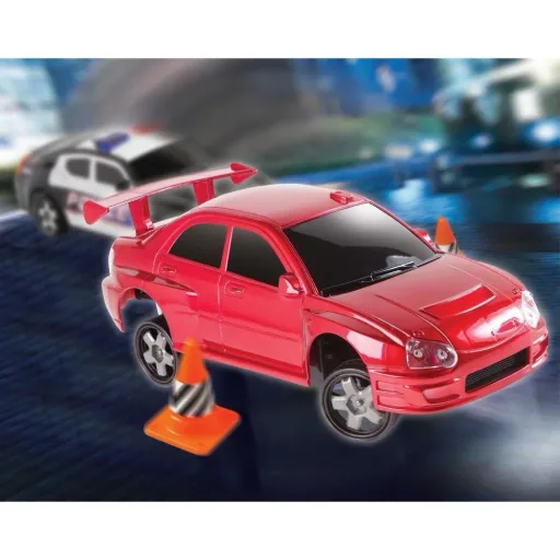 Sharper Image RC Racing Set Police and Racing Car 2 Players with Playing Figures