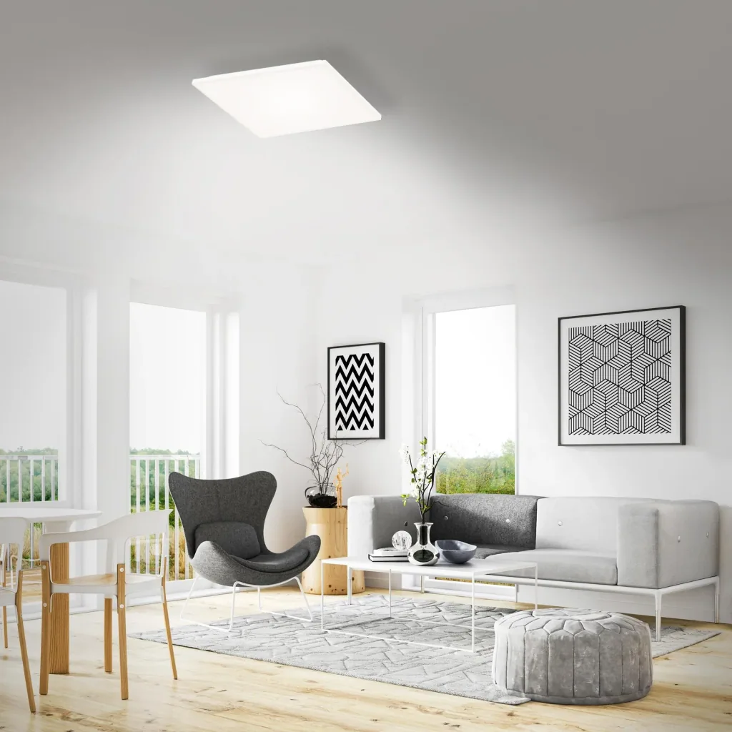 Frameless LED panel, rectangular, 24 watts, white