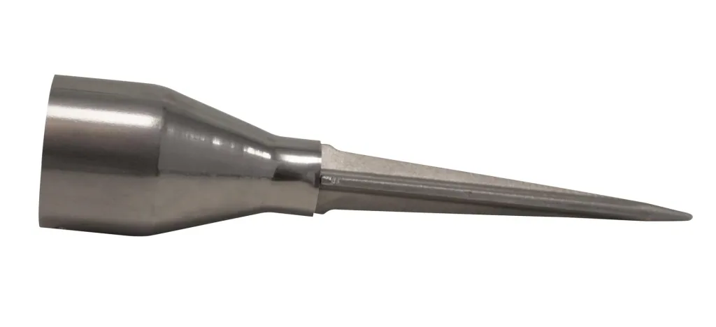 Hot air weed killer + root thorn attachment