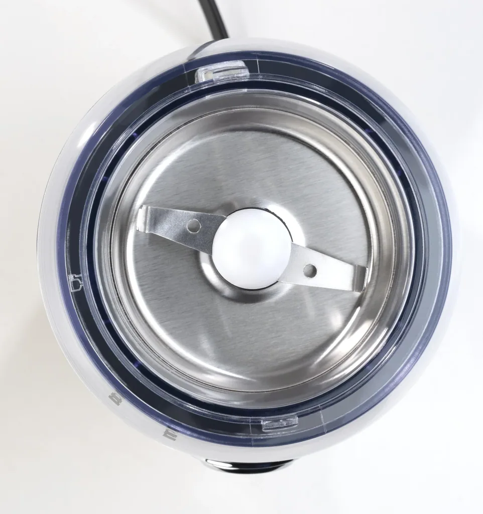 Electric coffee grinder made of stainless steel, 150 watts