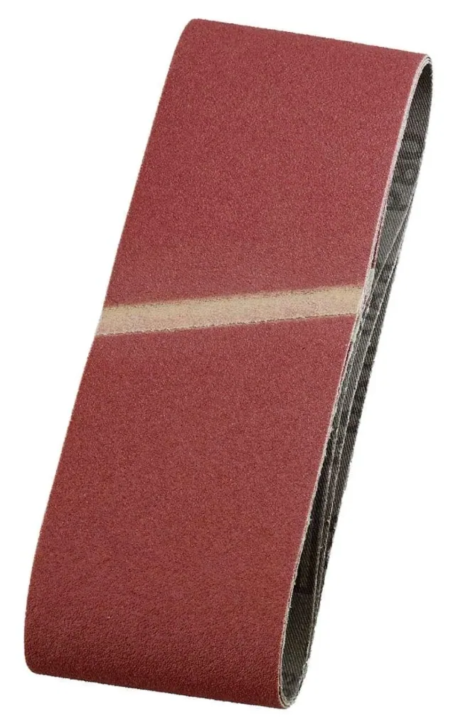 Sanding belts 75 x 457 mm, K 120, 3 pieces