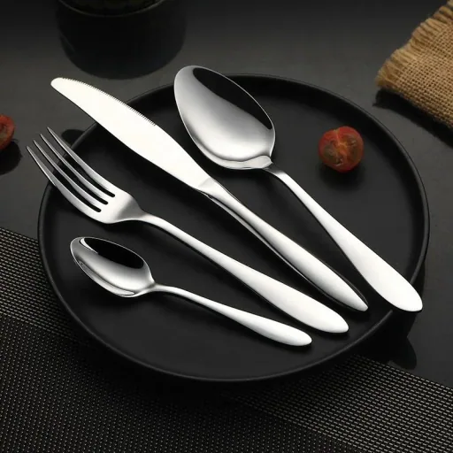 Cutlery set - 24 pieces - Stainless steel