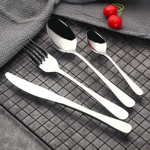 Cutlery set - 24 pieces - Stainless steel