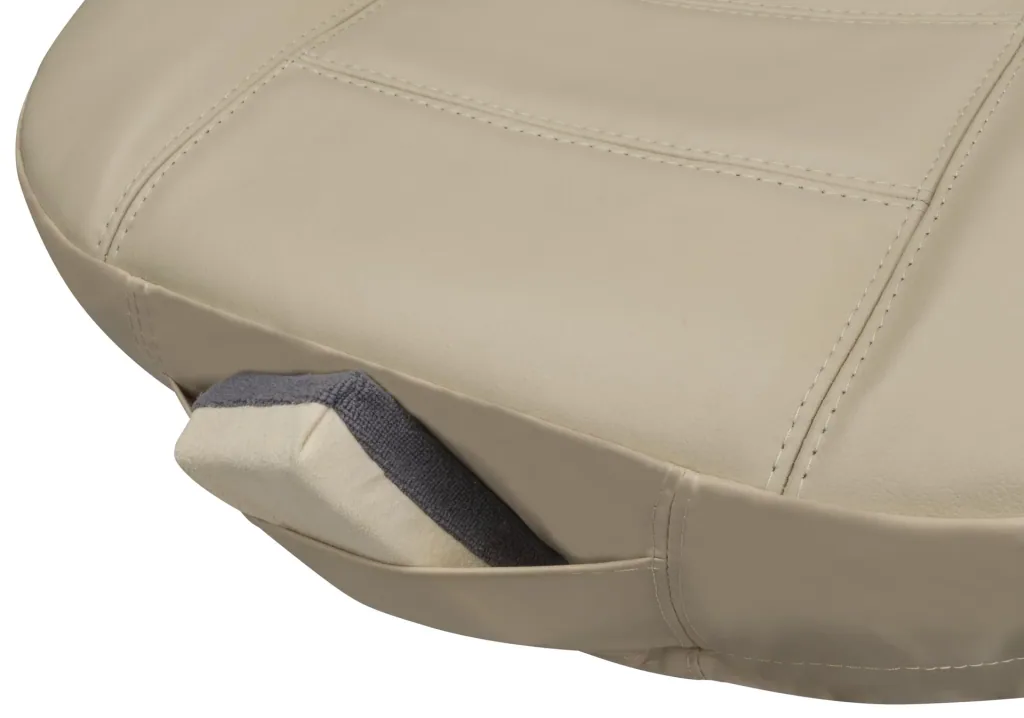 Car seat cover Billy made of genuine leather beige ZIPP-IT