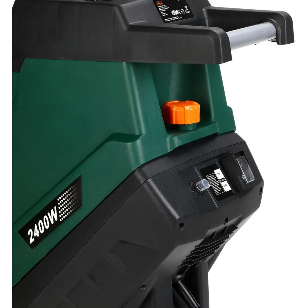 Paper shredder with 50L waste container