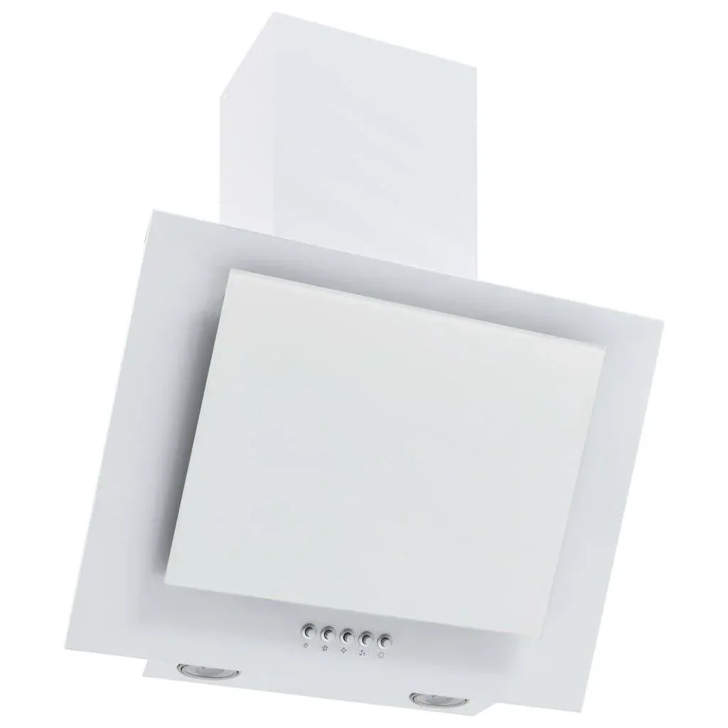 RGB LED extractor hood 60 cm made of stainless steel and tempered glass