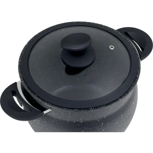 Couscous pan - 6L - Black - 26x26x26 cm