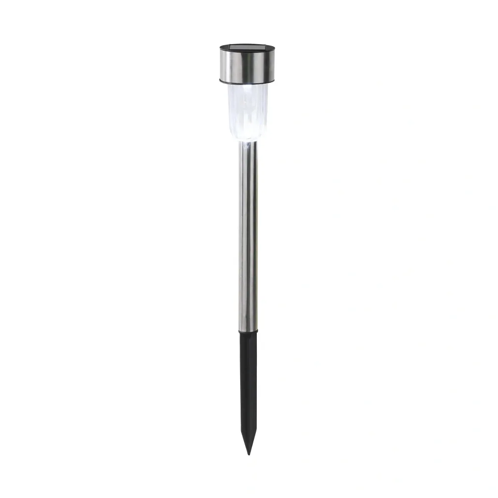 Solar lamp with ground spike, set of 8