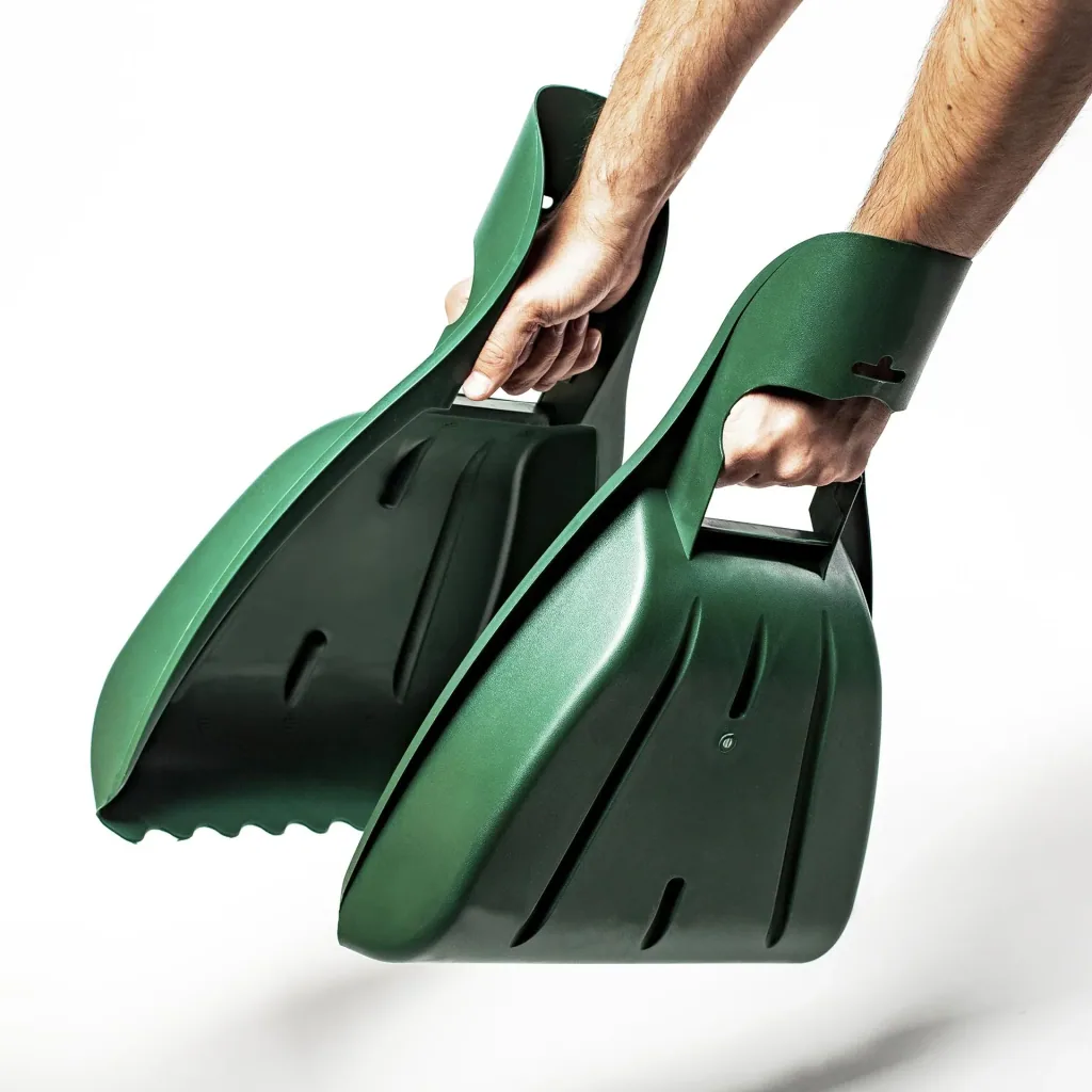 Leaf grabber 2-part