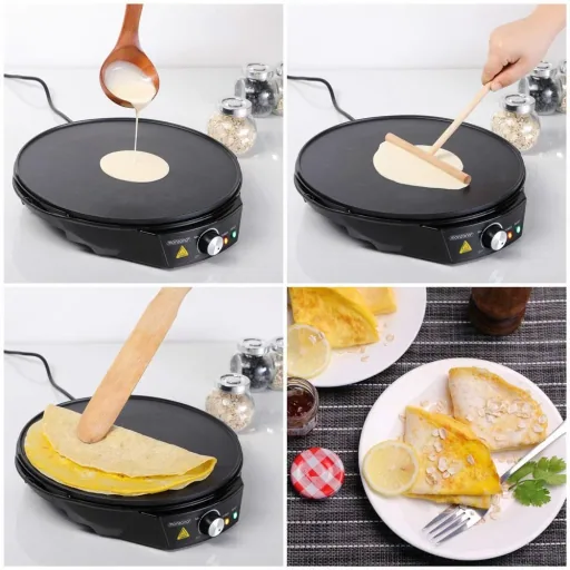 Crêpe machine - 1200W - incl. accessories