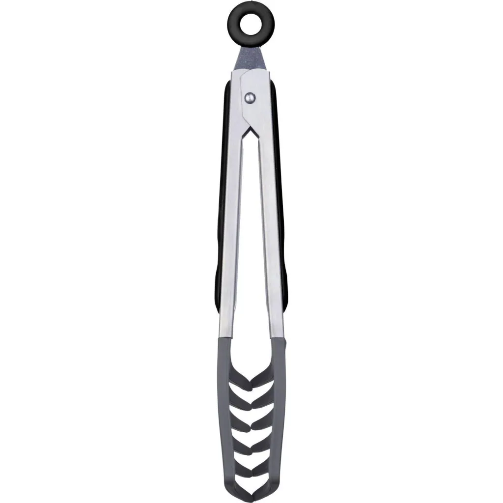 Noodle Tongs Fork 25.5 cm, Edelstahl-Silicone