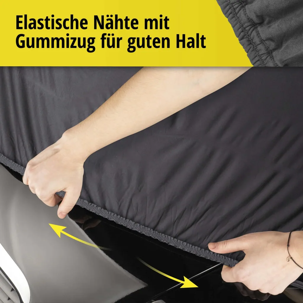 Car cover indoor soft - size 7 - 461x520x170cm - PES - elastane