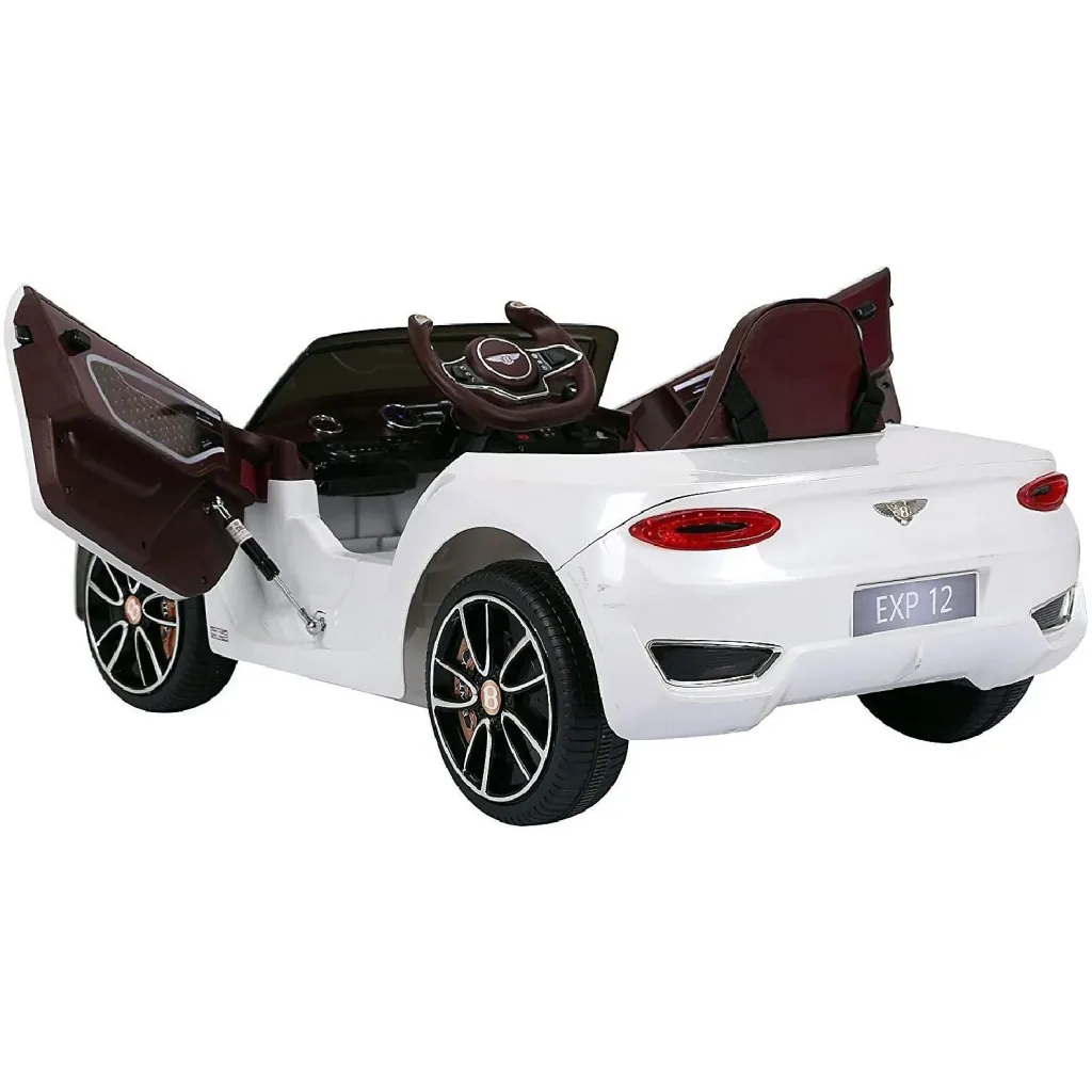 Children's car Children's vehicle Electric car Bentley with remote control Children White