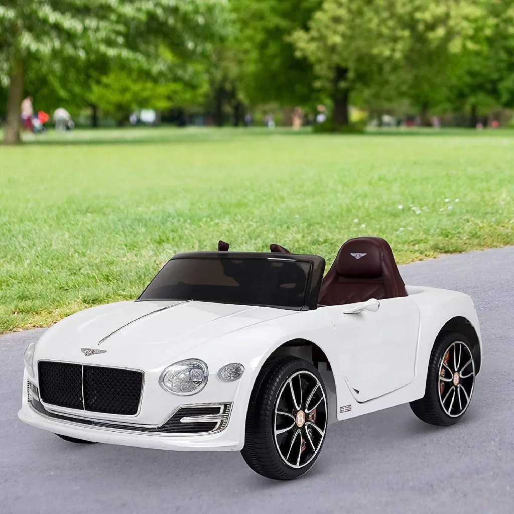 Children's car Children's vehicle Electric car Bentley with remote control Children White