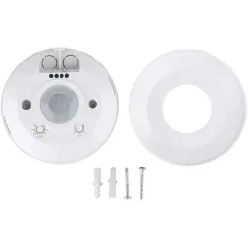 VT-8027 Motion detector with twilight switch - ceiling - white