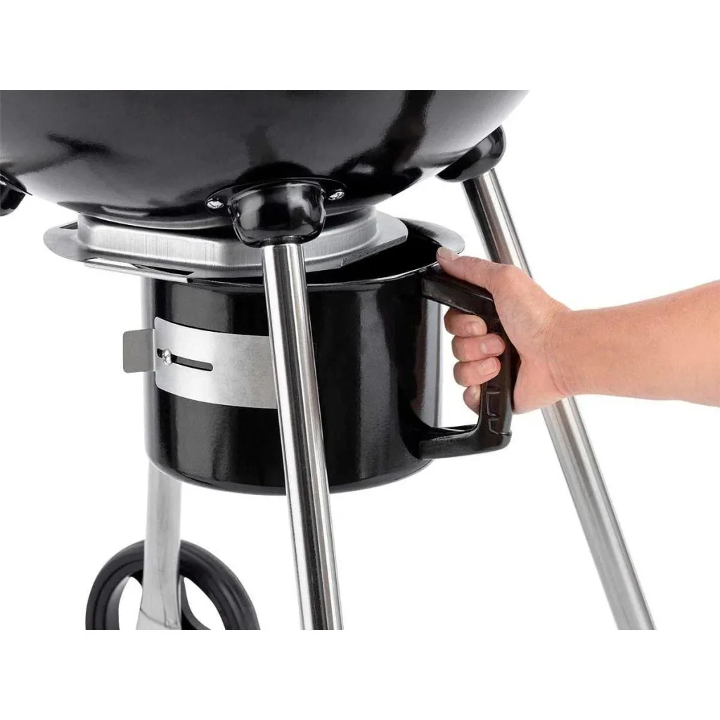 Vargan Kettle Grill - Charcoal Grill - Cooking Surface 44 x 32 cm - Black