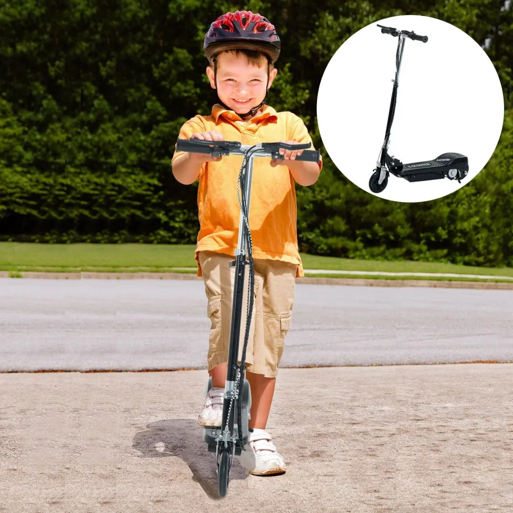 E-Scooter Children's Scooter City Scooter 120W Foldable Black