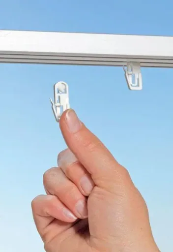 Curtain clicks, 200 pieces & laundry net FREE