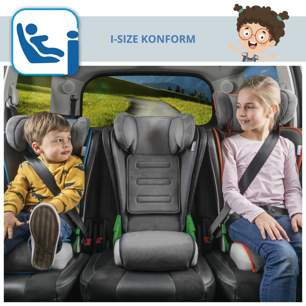 Noemi child seat, foldable car seat, anthracite
