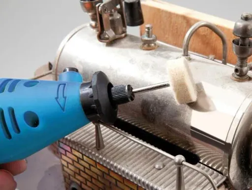 Electric mini drilling and milling tool with 40-piece accessories in a case