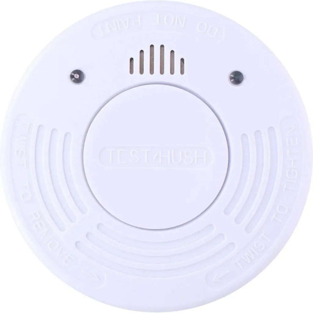 2x Optical smoke detector 10-year lifetime - 85 dB - White