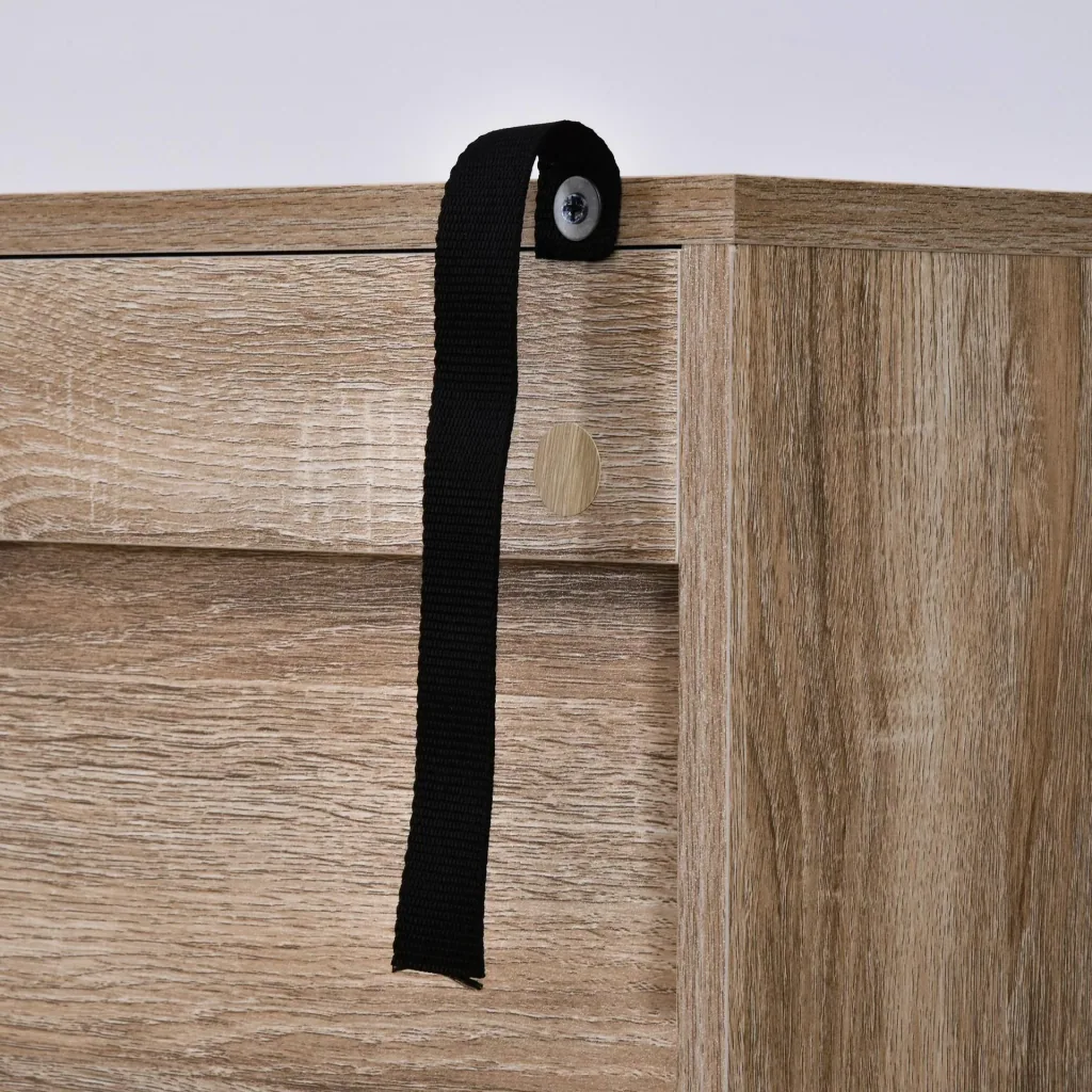 Cabinet with 5 open compartments and 1 cupboard