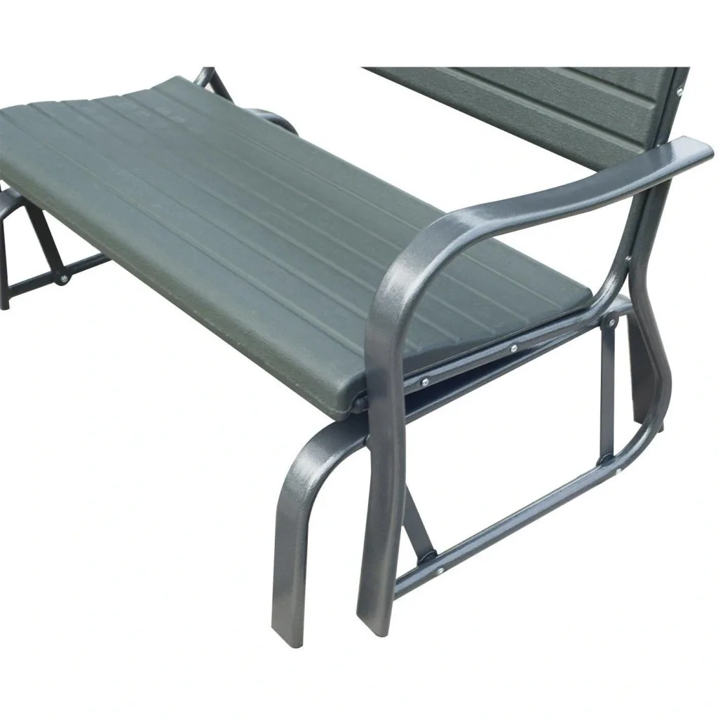 Swing bench garden bench park bench metal garden furniture 2-seater