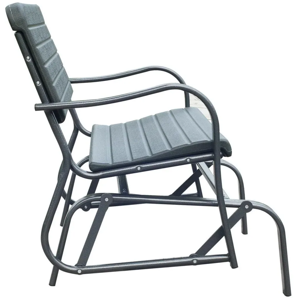 Swing bench garden bench park bench metal garden furniture 2-seater