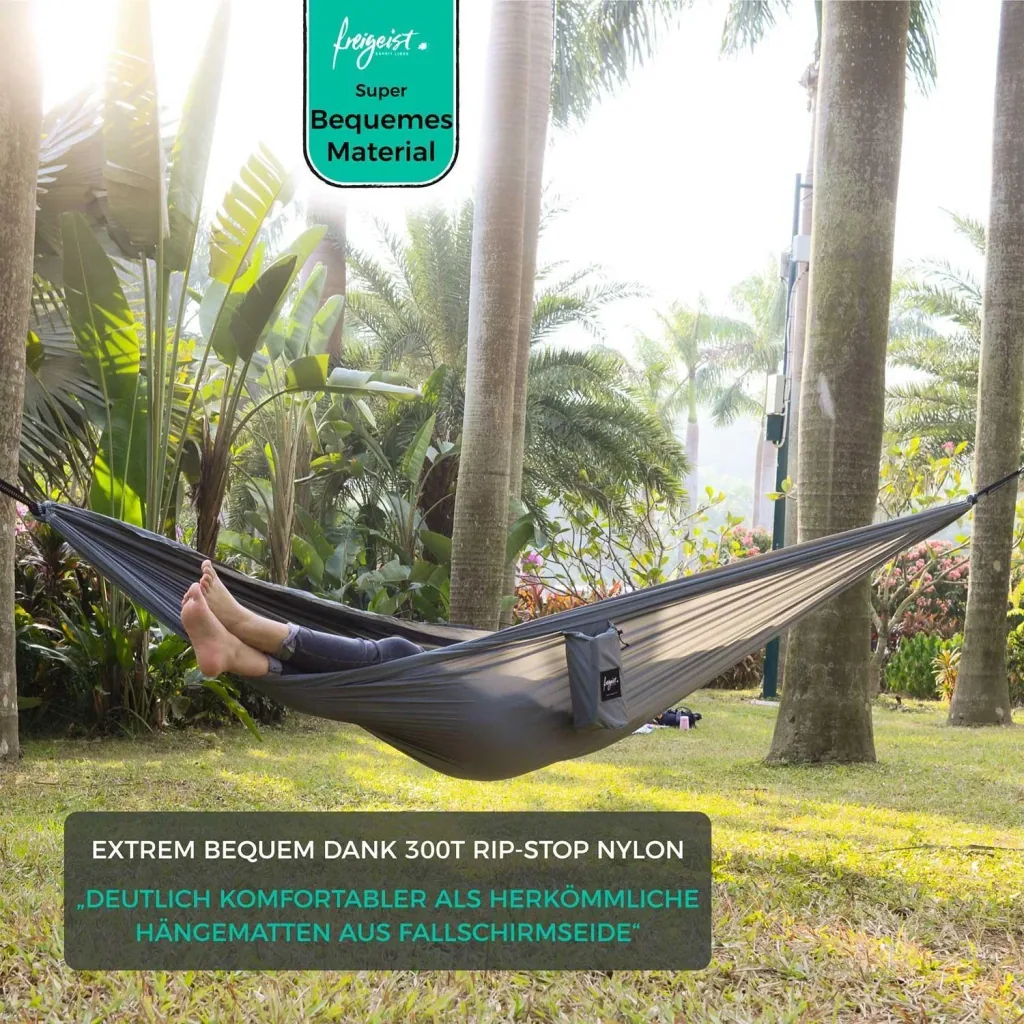 XXL hammock 300 x 200 cm, grey