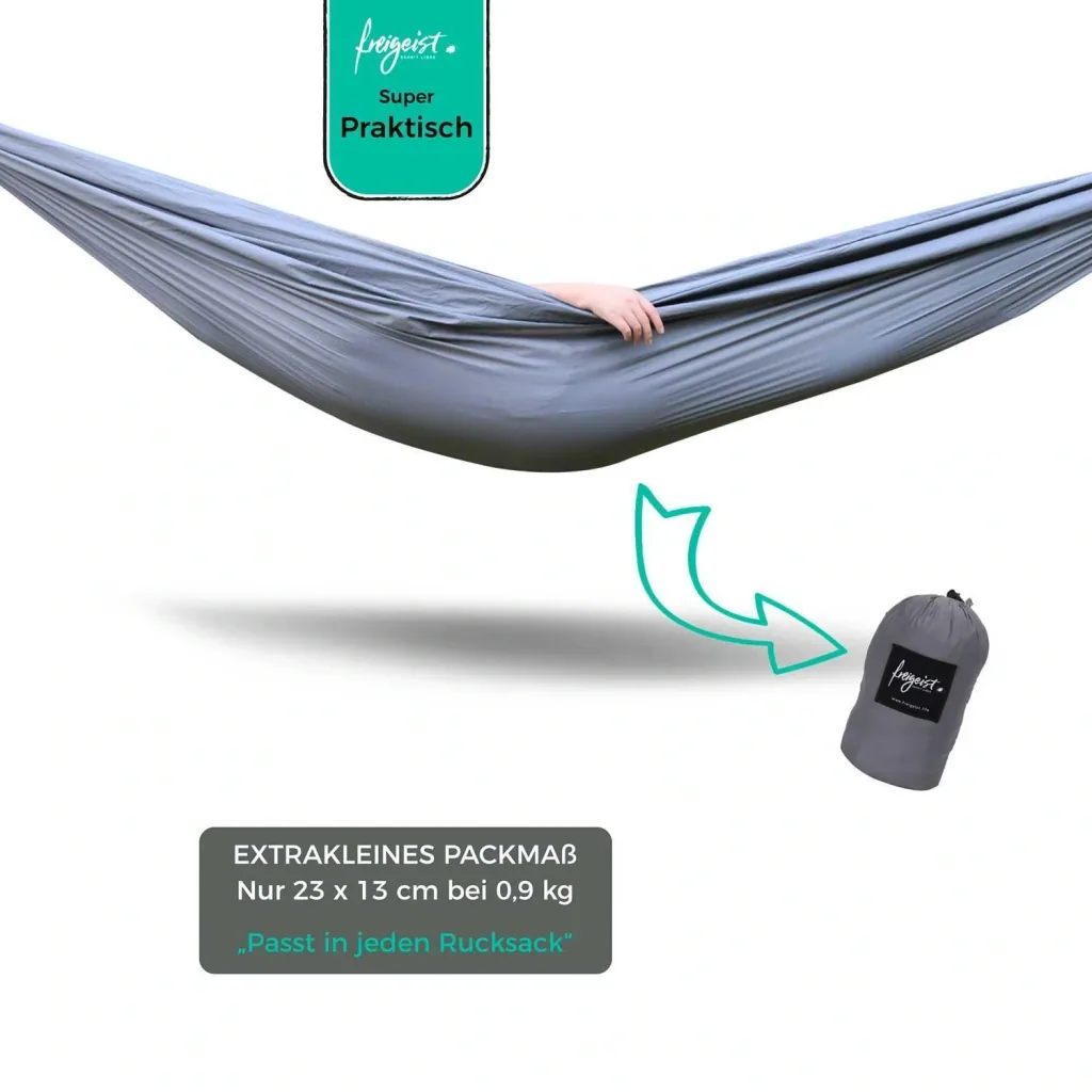 XXL hammock 300 x 200 cm, grey